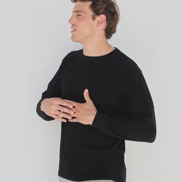 Unisex drop shoulder slogan top Thumbnail