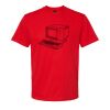 Softstyle™ midweight adult t-shirt Thumbnail