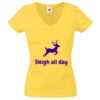 Lady-fit Valueweight V-Neck T-Shirt Thumbnail